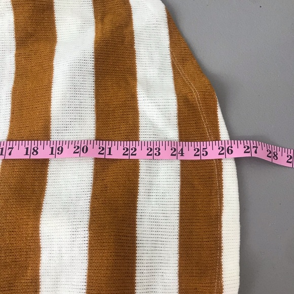 Socialite Striped Mock Neck Dolman Sleeve Sweater - Picture 7 of 7